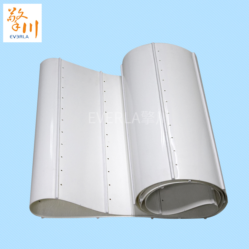 pvc<a href='http://dsjvvrk.cn/shusongdai/' target='_blank'><u>輸送帶</u></a>加導(dǎo)條打孔食品<a href='http://dsjvvrk.cn/shusongdai/' target='_blank'><u>輸送帶</u></a>主圖