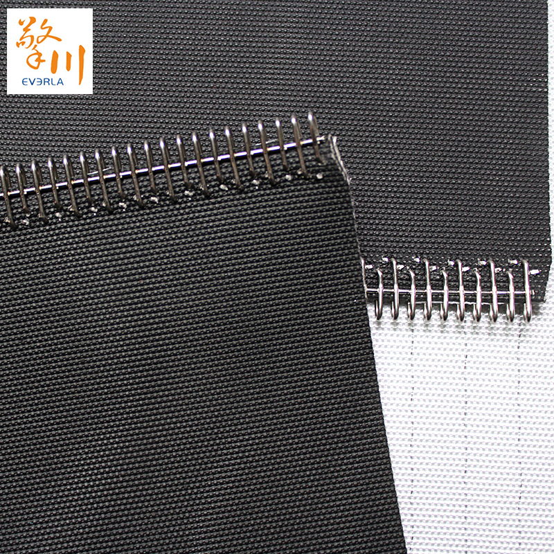 打鋼扣黑色PU<a href='http://dsjvvrk.cn/shusongdai/' target='_blank'><u>輸送帶</u></a>