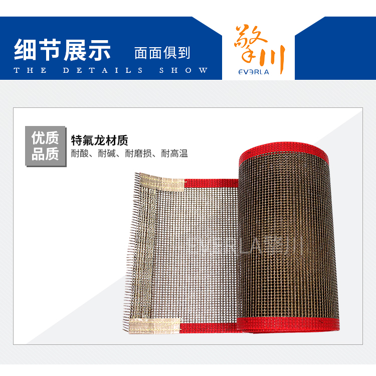 鐵氟龍<a href='http://dsjvvrk.cn/shusongdai/shipin/' target='_blank'><u>食品輸送帶</u></a>