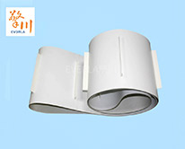 pu<a href='http://dsjvvrk.cn/shusongdai/shipin/' target='_blank'><u>食品輸送帶</u></a> 加無底座擋塊傳送帶
